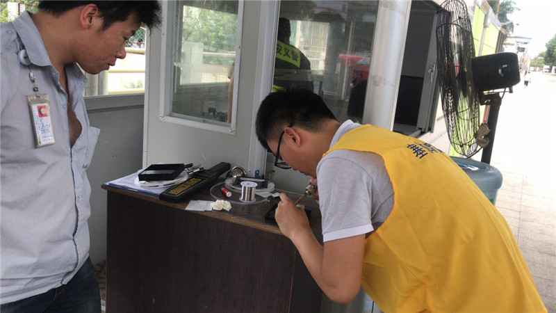 塞伯羅斯二維碼門禁現場施工圖