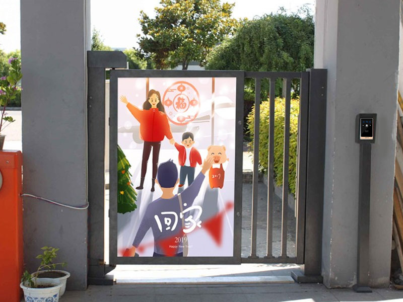 二維碼門禁在廣告門上的應用 二維碼門禁在廣告門上的應用